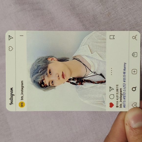 Other - SUGA special photocard